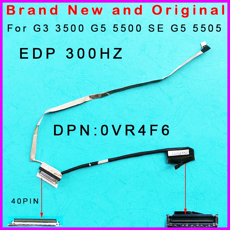 0VR4F6 LCD Selek15 MLK EDP Cable 300HZ For Dell G3 3500 G5 5500 SE G5 5505 300HZ 450.0K706.0001 0VR4F6 LCD Selek15 MLK EDP Cable 300HZ For Dell G3 3500 G5 5500 SE G5 5505 300HZ 450.0K706.0001