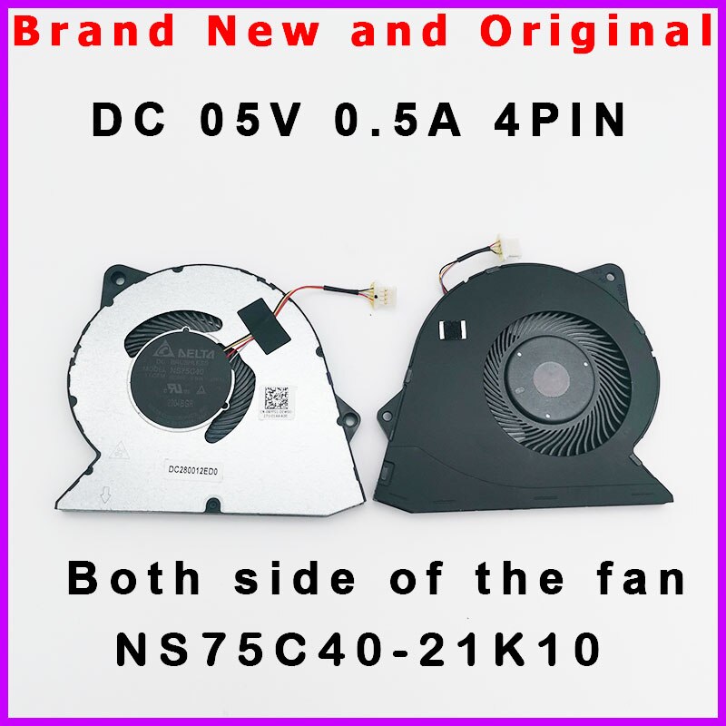 0RFF51 Cooling Fan Dell Vostro 3420 3250 3510 Inspiron 3511 3515 NS75C40 -21K10