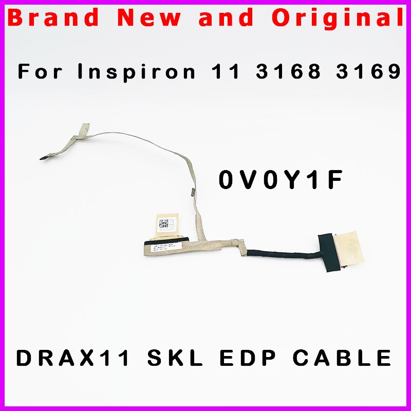 0V0Y1F LCD Cable Dell Inspiron 11 3168 3169 P25T DRAX11 SKL 450.06Q02.2011 40-pin