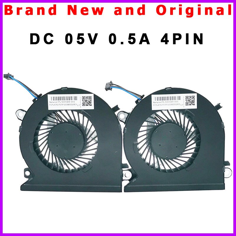 New Laptop CPU GPU Cooling Fan Cooler Radiator for HP Pavilion 15-CB024CL 15-CB041NR 15-CB042NR 15-CB046WM 15-CB059NR DC 5V