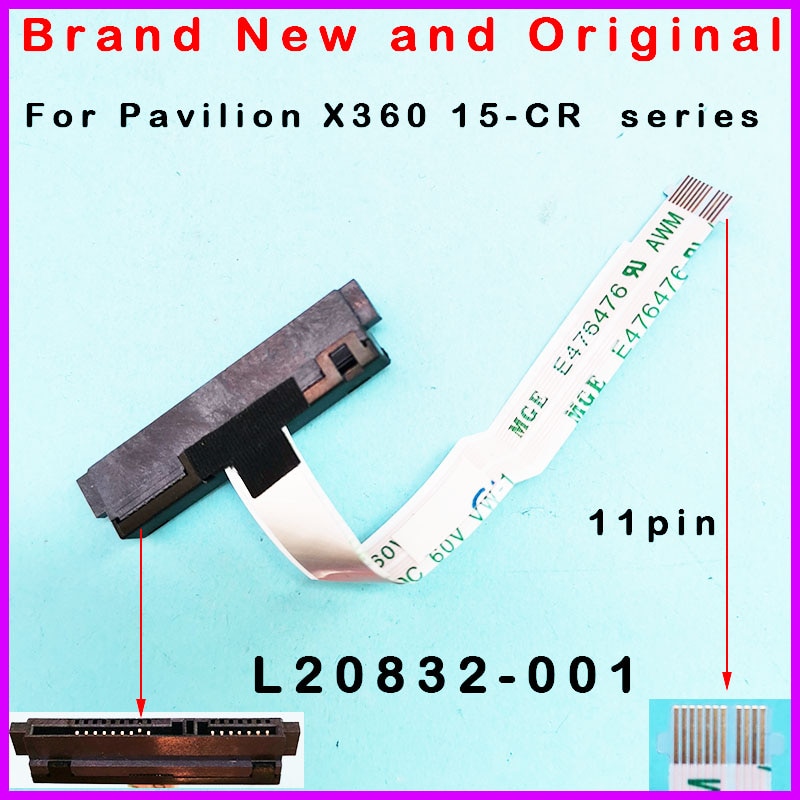 450.0EH04.0011 L20832-001 HDD Cable HP Pavilion X360 15-CR 15-CR0053WM 15CR0037WM 15-cr0077nr 15-cr0078nr 450.0EH04.0011 L20832-001 HDD Cable HP Pavilion X360 15-CR 15-CR0053WM 15CR0037WM 15-cr0077nr 15-cr0078nr