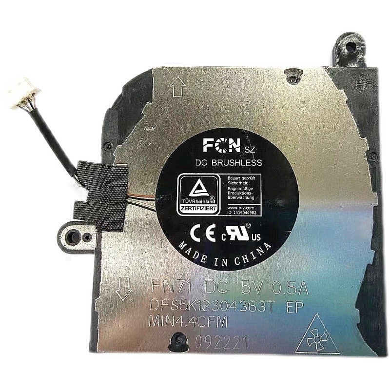 Cooling Fan Dell Latitude 5420 0HX40M FN71 DFS5K12304363T