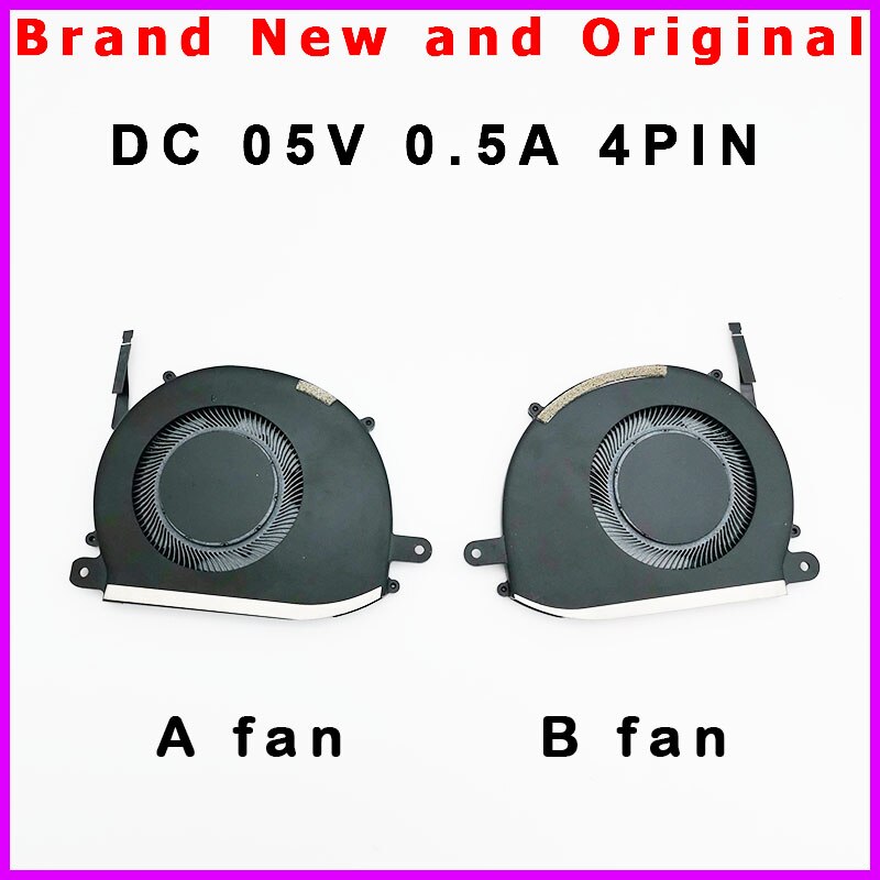Laptop CPU GPU Cooling Fan for Dell XPS 13 PLUS 9320 0XTRJG XTRJG 0T3MX3 fan Radiator cooler ND55C97 21A04 ND55C98 21A05