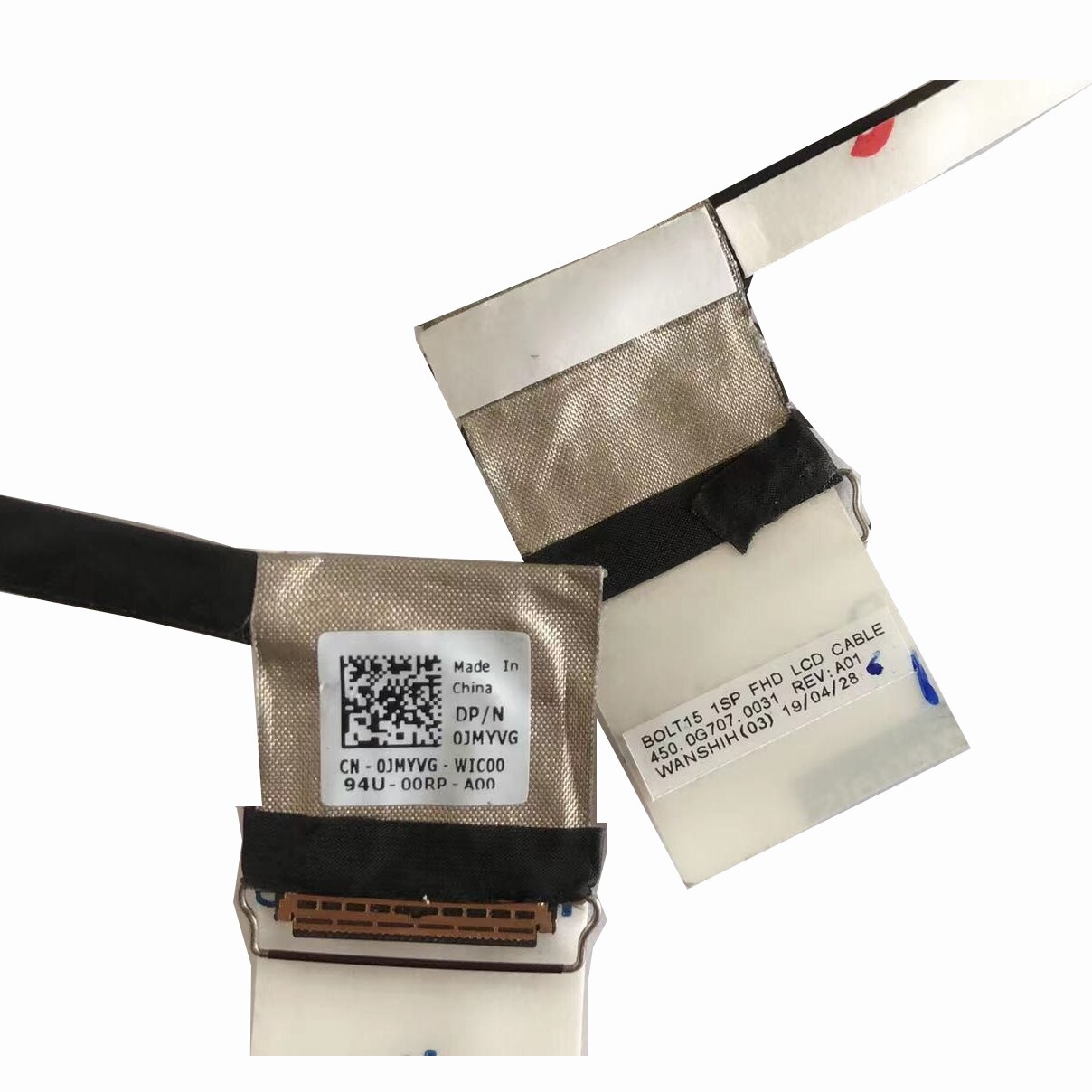 NEW Original LAPTOP LCD EDP Cable For DELL Inspiron 15 5584 450.0G707.0031 0JMYVG 30PIN FHD