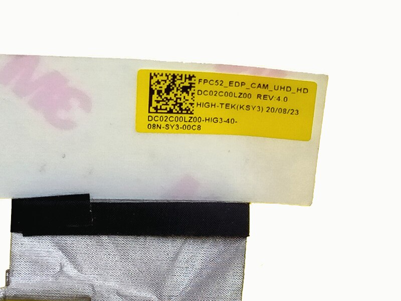 New Original Laptop LCD LED LVDS Display Video Screen Cable For HP PAVILION 6 15-DK 15-DK0127tx DC02C00LZ00 UHD 4K 144HZ 40PIN