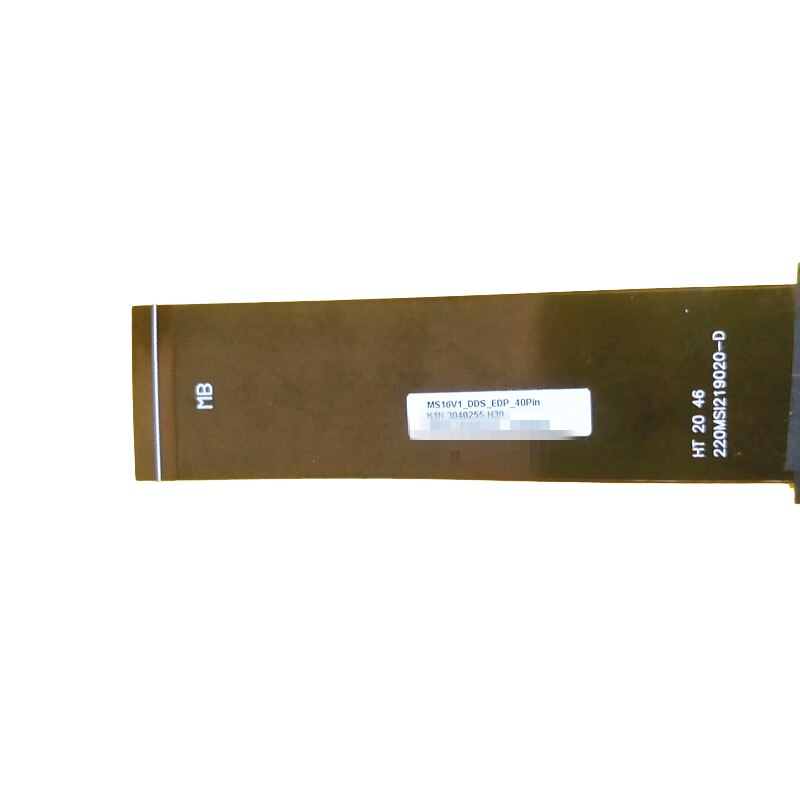 NEW ORIGINAL Laptop LCD Cable For MSI MS16V1 DDS EDP 40pin 0.4mm K1N-3040255-H39