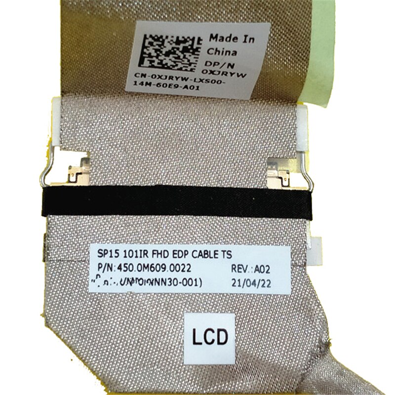 New Original Laptop LCD LED LVDS Cable For DELL Precision 3560 Latitude 5520 40PIN IR FHD WITH TOUCH 0XJRYW