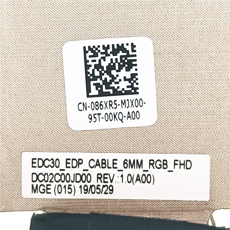 New Original Laptop LCD EDP 6MM RGB FHD Cable For Dell Latitude 7300 E7300 EDP30 086XR5 86XR5 DC02C00JD00