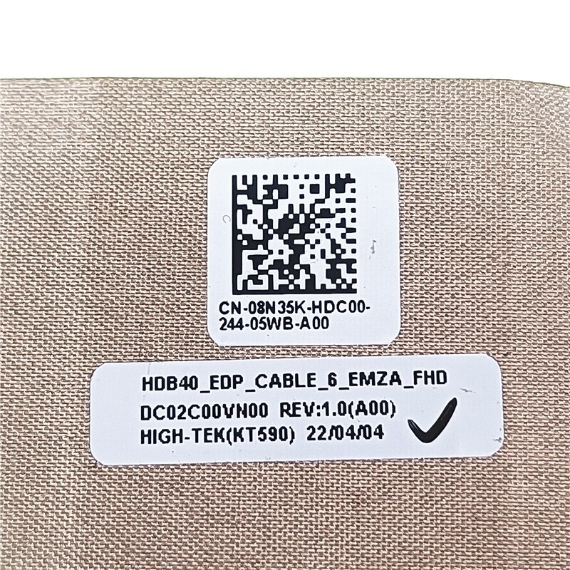 New Original Laptop LCD FHD Cable For Dell Latitude 7430 E7430 HDB40 EDP 6 EMZA 08N35K 8N35K DC02C00VN00 New Original Laptop LCD FHD Cable For Dell Latitude 7430 E7430 HDB40 EDP 6 EMZA 08N35K 8N35K DC02C00VN00