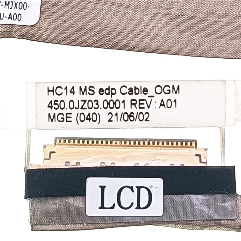 New Original Laptop LCD EDP Cable For Dell Inspiron 5410 7415 EDP OGM 0HX1FY HX1FY 450.0JZ03.0021 New Original Laptop LCD EDP Cable For Dell Inspiron 5410 7415 EDP OGM 0HX1FY HX1FY 450.0JZ03.0021