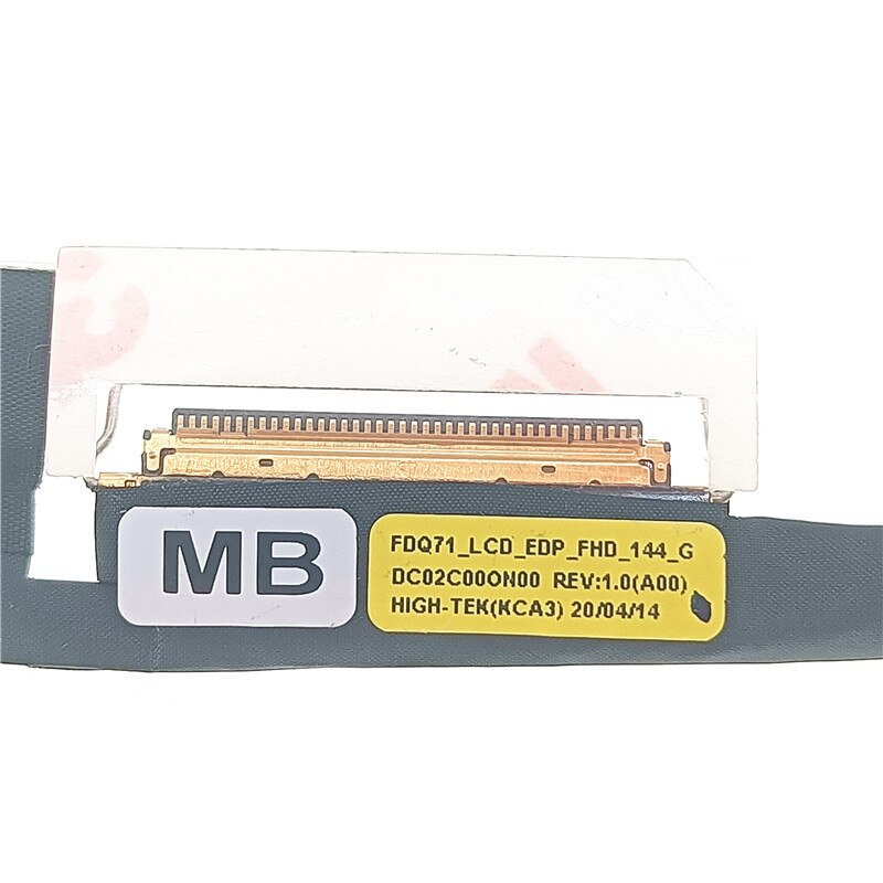 NEW ORIGINAL Laptop LCD EDP FHD Cable With G-SYNC For Dell Alienware M17 R3 R4 FDQ71 144hz 40PIN 0.5mm 0FG5NG DC02C00ON00