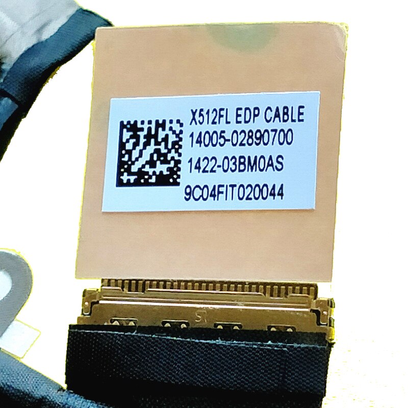 NEW ORIGINAL Laptop LCD LED Flex Cable For ASUS X512 X512UF X512FL X512UF X512FA 1422-03BM0AS 14005-02890700 30PIN