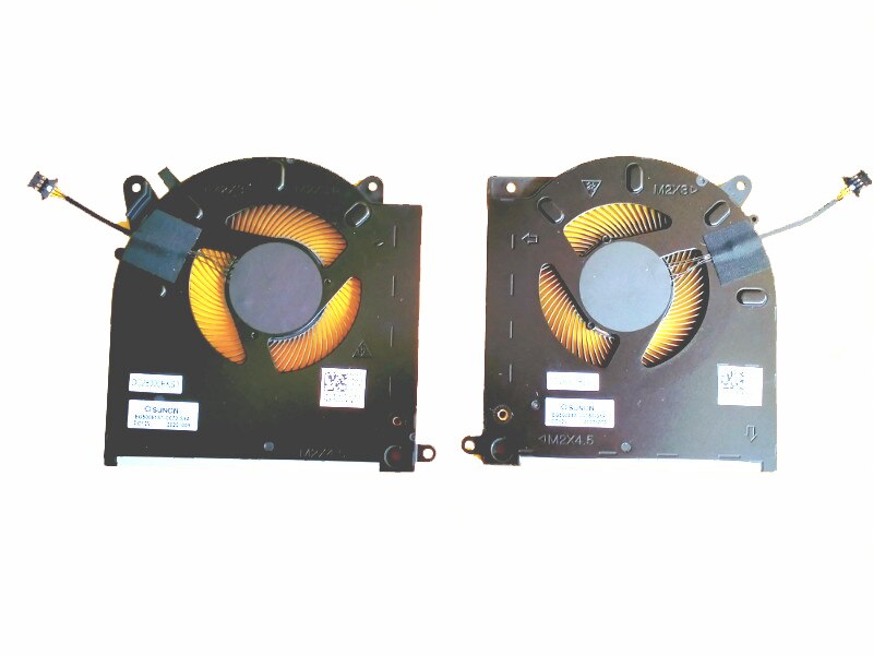 NEW ORIGINAL Laptop CPU GPU Cooling Cooler Fan For DELL M15 R4 R3 0D1X38 0TG9V0 RTX 12V 5V 087HF0 01F4FV