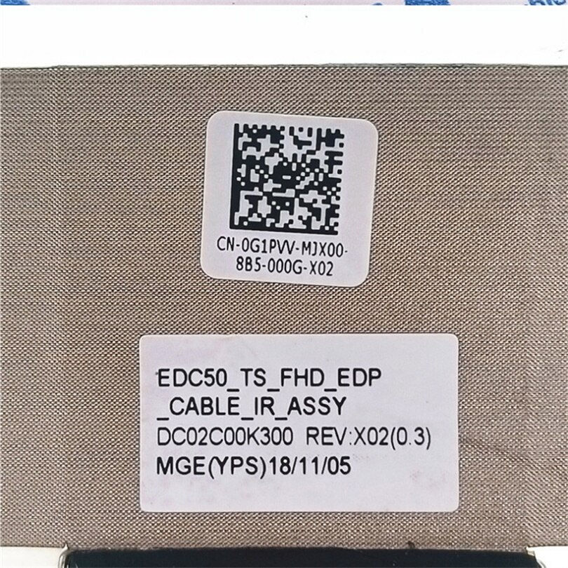 New Original Laptop LCD TS FHD EDP Cable For Dell Latitude 5500 E5500 Precision 3540 M3540 EDC50 IR TOUCH 0G1PVV DC02C00K300 New Original Laptop LCD TS FHD EDP Cable For Dell Latitude 5500 E5500 Precision 3540 M3540 EDC50 IR TOUCH 0G1PVV DC02C00K300