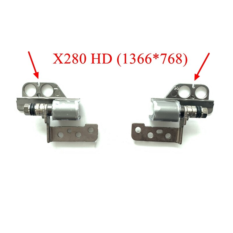 New Laptop LCD Screen Hinges set for Lenovo Thinkpad X280 A285 HD 1366*768 01YN066 01YN067